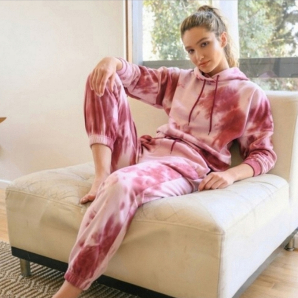 Kimberly C. Tie-dye Joggers and hoodie set